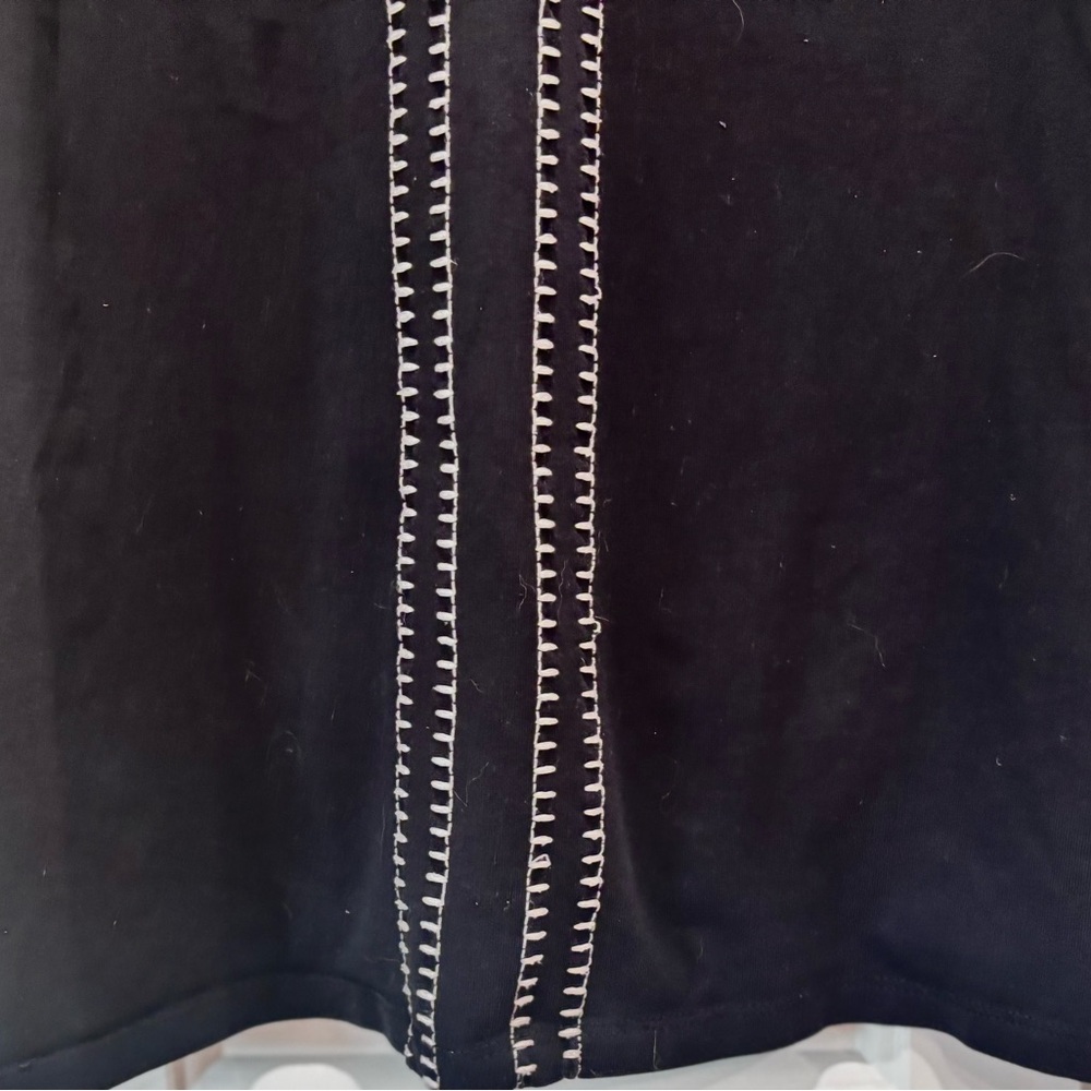 Nic & Zoe Havana Nights Embroidered Tunic dress Womens size PL - Picture 11 of 14
